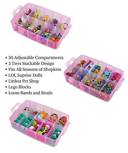 3 Bins+Things+Stackable+Adjustable+Compartments