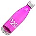 H2O Basics BPA-Free Sport Water Bottles 25 oz, Tritan Non Toxic Plastic, Reusable Flask with Stainless Steel Leak Proof Twist Off Cap & Steel Base, Cola Bottle Shape (Fuchsia, 25 Ounces)
