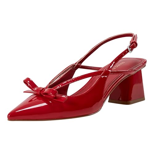 Marc Fisher Women's Laily Pump, Dark Red Patent 600, 5.5 at Amazon