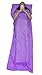 Rose & Vine Teenagers Sleepovers Sleeping Bag Liner for Travel Parties Camping Gift- Soft & Comfy Sleep Liner Sheets – Purplethumb 4