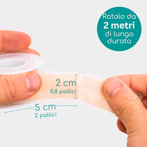 Medi Grade Reusable Silicone Scar Patch 2 Metre Roll (Perforated) with Storage Sheet - For Post Caesarean and Cheloid Scars