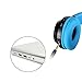 Alltrum Foldable Wireless Over-Ear Headphone,Lightweight,Comfortable Wearing Feeling,Wired Modes for Phone/PC-blue11thumb 2