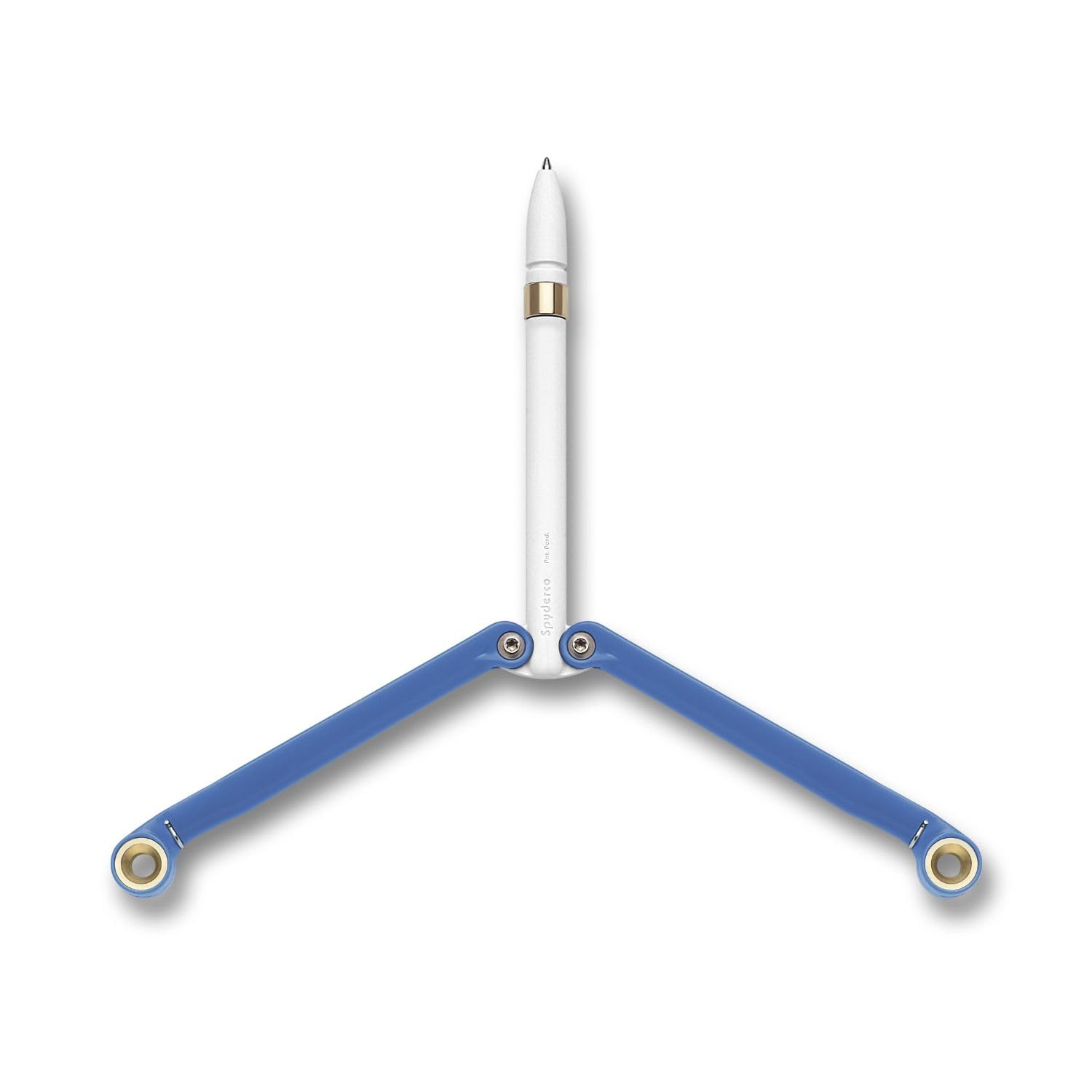 Spyderco YUS115 Baliyo Butterfly Pen,Blue/White