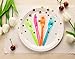 Juvale Neon Plastic Silverware Set - 216 Pieces, Multicolor - Forks, Spoons & Knives, Colorful Plastic Utensils for Luau & Pool Parties, Summer Celebrations