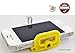 DaVoice Cell Phone Tripod Adapter Mount Holder Clamp Compatible with iPhone X XS Max XR Se 8 7 6 6s Plus Samsung Galaxy S9 S8 S7 Edge Adjustable Smartphone Bracket Clip Cellphone Attachment (Yellow)