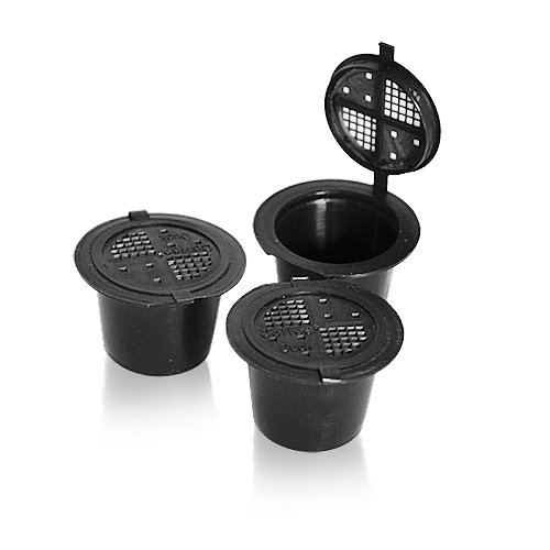 Coffeeduck - 3 permanents refillable capsules universal for Nespresso machine