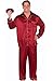 Alexander Del Rossa Men's Satin Pajama Set