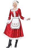 California Costumes Women's Classic Mrs. Claus Adult, Red/White, Medium