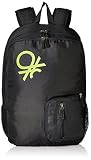 United Colors of Benetton 21 Ltrs Black Casual Backpack (16A6BAGT7007I)