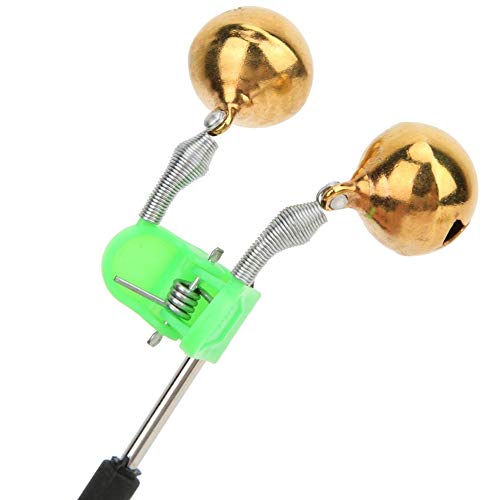 Heitune 5Pcs Bissanzeiger Doppeltes Bell Ring Alerter Angeln Werkzeuge Zubehör for Seerod – Bild 8