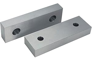 Soft Steel Vise Jaws (6-1/8LX2HX1 in)