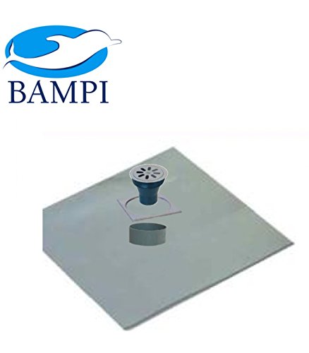 Bampi Pd016016 Telo In Plastica Con Piletta Per Doccia In