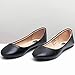 alpine swiss Womens Black Leather Pierina Ballet Flats 8 M US
