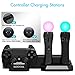 Kootek Charging Stand with Cooling Fan for Playstation VR Move Motion Controllers, Fit for PS4 Slim/PRO/Regular PS4 Console with DualShock 4 Wireless Controller EXT Port Charger (CUH-ZVR2 & 1)thumb 2