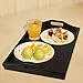Bed Tray Table with Folding Legs Wooden Serving Breakfast in Bed or Use As a, Platter, TV Table Laptop Computer Tray Snack Tray Large Size