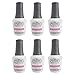 Gelish Harmony 0.5 Fluid Ounce Soak-Off Foundation Gel Nail Polish (6 Pack)