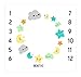 TINY ZONE Baby Milestone Blanket | Baby Monthly Milestone Blanket Backdrop Photo Prop for Newborn Baby Boy or Girl| Monthly Milestone Blanket | Month Blanket for Baby Pictures for New Mom.