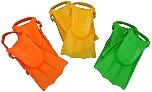 Mariposa CA Toddler Learn to Swim Baby Guppy Fins Kids Children Flippers Soft Adjustable Pool Beach 4 Colors