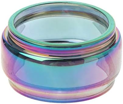 LLLucky Rainbow Color Clear Glass Tube Glass Tank for Profile Unity RTA 6.5ML Atomizer
