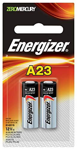 Energizer A23 Batteries, A23 Battery Alkaline, 2 Count