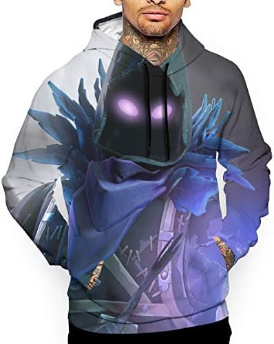 Salty Raven Adult Boy's Fashion Hoodies Design Casual Sweatshirt Tops Jacket Hoodie With Kanga Pocket