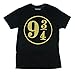 ThinkGeek Harry Potter Platform 9 3/4 Mens T-Shirt (X-Large) Black