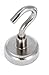 10L0L Magnetic Hooks Neodymium, Powerful Magnet Hook Heavy Duty 5 Sets 12lb Strong Hanging Magnets Hooks Set for Refrigerator/Fridge/Kitchen Tools