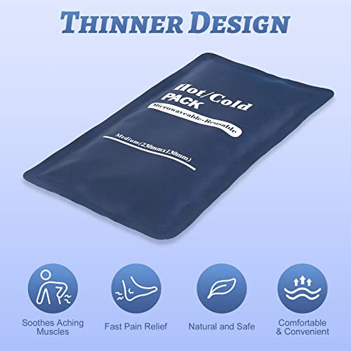 ONLYCARE Knee Leg Cold & Hot Ice Packs, Relief Arthritis Pain Muscles Stiff, Circulation Compression for Men Women Gifts, Navy Blue