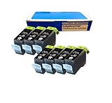 Inkjetcorner 7 New Compatible BLACK Ink Cartridge for Canon PGI-225BK Pixma iP4820 iP4920 iX6520 MG5120 MG5220 Wireless MG5320 MG6120 MG6220 MG8120 MG8220 MX882 MX892 Printer
