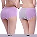 OUENZ Cotton Underwear Women,5 Pack Comfortable Menstrual Period Breathable Seamless Briefs Panties for Women