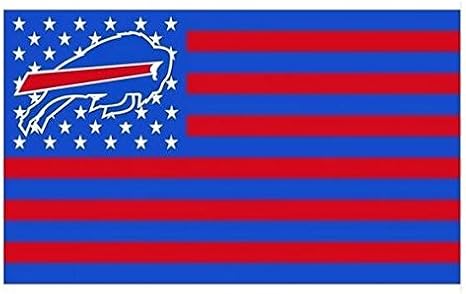 Amazon Com Buffalo Bills Stars And Stripes Nfl Flag Banner 3x5