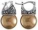 Lova Jewelry Glass Pearl Earring (Champagne)
