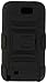 BlastCase Rugged Impact Armor Hybrid Hard Case Cover & Belt Clip Holster Kickstand for Samsung Galaxy Note 2 N7100 Black