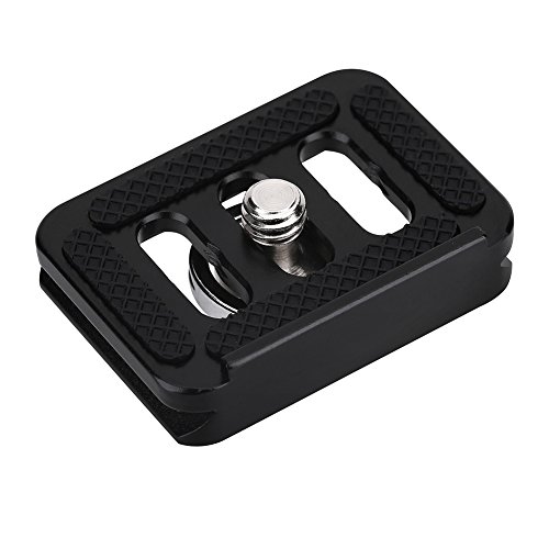 Camera Tripod Quick Release Plate Quick Shoe QR Plate Mini Portable Aluminium Alloy Quick Release Plate Camera Mount Tackle Photography Accessory
