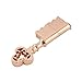Fashion Cool Metal 32GB USB 2.0 Flash Drive Rose Gold Key Shape Pen Drive Keychain Thumb Drive Memory Stick Gift