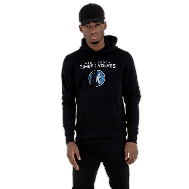 New Era NBA Minnesota Timberwolves Hoodie Men & Women Black Size XXL
