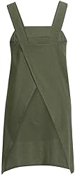 YESDOO Linen Apron Cross Back Apron for Women with