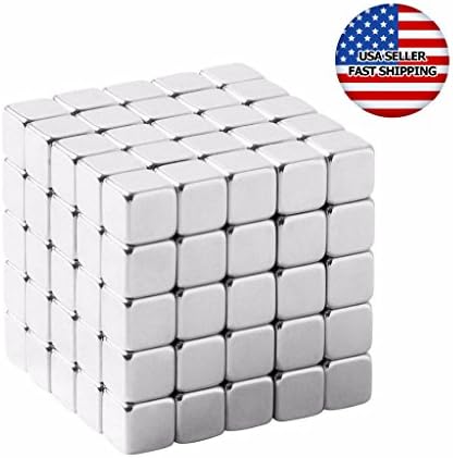 Universal Magnetic Holder - Multi-Use Square Cube Magnets (125 Pack)