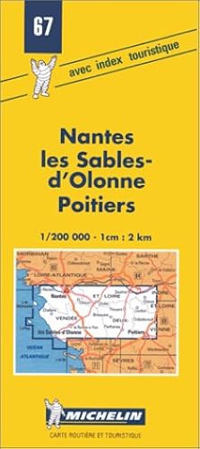 Download Carte routière : Nantes - Les Sables - Poitiers, N°67 PDF
