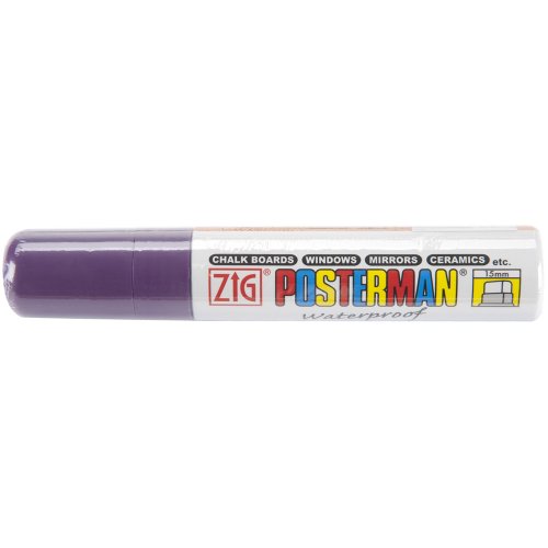 Zig 15mm Posterman Tip Marker, Violet
