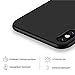 Matte iPhone X Case - Black Ultra Air Durable Thin Hard Plastic Cell Phone Case Lightweight Slim Fit Non-Slip Surface PC Cover Bumper with Drop Protection & Tempered Glass Protector for Man & Woman