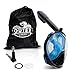 Outer Limits Full Face Snorkel Mask Adult - New 2019 Snorkel Mask Full Face - Panoramic Bubble Design with Longer Snorkels -Snorkle Full Face Mask - Snorkeling Gear - Masks and Snorkel Set Adults