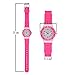 Ovvel Kids Watches, Wrist Watch for Little Girls, Beautiful & Adorable Time Teacher Watch, Innovative Easy–to–Read Design with Japanese Movement & Japanese Battery, Gift for Little Girls - Pink