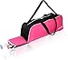 Athletico Baseball Tote Bag - Tote Bag for Baseball, T-Ball & Softball Equipment & Gear for Kids, Youth, and Adults | Holds Bat, Helmet, Glove, & Shoes | Fence Hook (Pink)