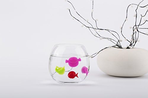 LIFE VIP 12 PCS Silicone Adorable Marine Story Suction Glass Marker