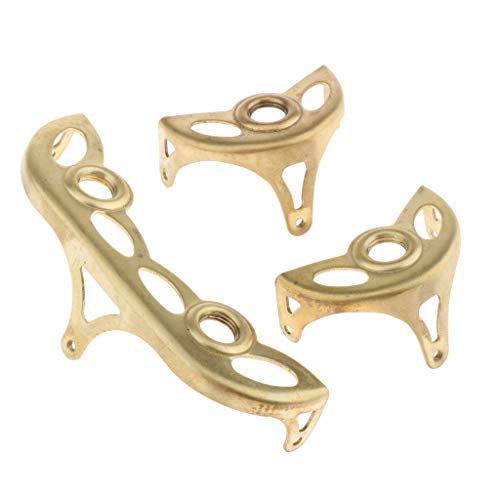 kesoto 3Pcs/Set Metal Alto Sax Saxophone Repairing Protective Key Guard Kits - Thumbnail 5