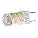HERO-LED G8-17S-WW27 T4 G8 LED Halogen Xenon Replacement Light Bulb, 2.3W, 20W Equivalent, Under-Counter Lights, Puck Lights, Warm White 2700K, 5-Pack(Not Dimmable)