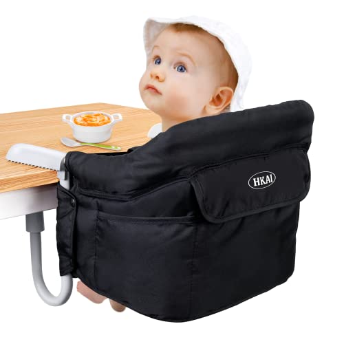 HKAI Portable High Chair, Fast Table Chair, Baby High Chair, Travel