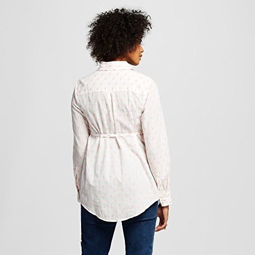 Liz Lange Maternity Long Sleeve Button Blouse