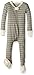 Burt's Bees Baby Baby Boys Sleeper Pajamas, Zip-Front Non-Slip Footie PJs, Organic Cotton